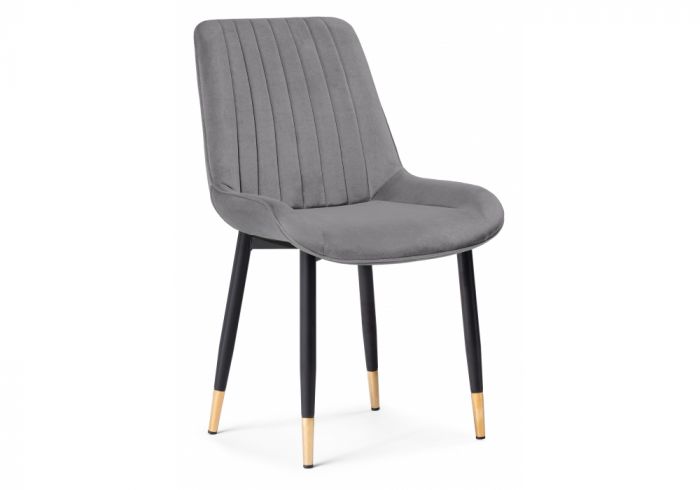 Стул Seda 1 dark gray - gold - black