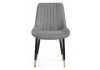 Стул Seda 1 dark gray - gold - black - 2