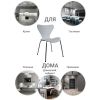 Стул Seven Style белый с хромированными ножками - 10
