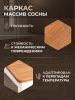 Стул Соната массив сосны, 41х50х95 см, антик-белый - 3