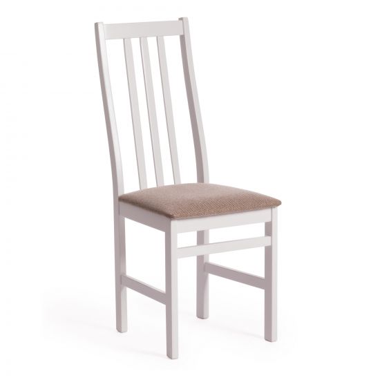 Стул SWEDEN (комплект) Многослойная фанера, 41*40*99 см, white, ткань бежевая (Ford William 7)