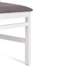 Стул SWEDEN (комплект) NEW, Многослойный березовый шпон, 41х40х99 см, white-велюр темно-серый - 10
