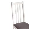 Стул SWEDEN (комплект) NEW, Многослойный березовый шпон, 41х40х99 см, white-велюр темно-серый - 9