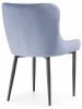 Стул Teo light blue - black - 2