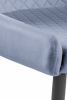 Стул Teo light blue - black - 4