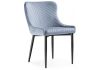 Стул Teo light blue - black - 6