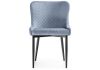Стул Teo light blue - black - 7