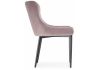 Стул Teo light purple - black - 2