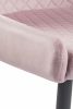 Стул Teo light purple - black - 9
