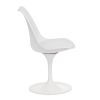 Стул TULIP FASHION CHAIR (mod.109) металл-пластик-PU, 48 x 55 x 81см, белый - белый - 2