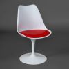 Стул TULIP FASHION CHAIR (mod.109) металл-пластик-PU, 48 x 55 x 81см, белый - красный - 14