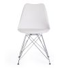 Стул TULIP IRON CHAIR (mod.EC-123) - 1 шт. в упаковке металл-пластик, 54,5*48*83,5см, white (белый) - 5