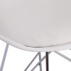 Стул TULIP IRON CHAIR (mod.EC-123) - 1 шт. в упаковке металл-пластик, 54,5*48*83,5см, white (белый) - 7