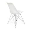 Стул TULIP IRON CHAIR (mod.EC-123) металл-пластик, 54,5*48*83,5см, white (белый) - 5