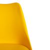 Стул TULIP IRON CHAIR (mod.EC-123) металл-пластик, 54,5*48*83,5см, желтый - 12