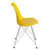 Стул TULIP IRON CHAIR (mod.EC-123) металл-пластик, 54,5*48*83,5см, желтый - 2