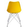 Стул TULIP IRON CHAIR (mod.EC-123) металл-пластик, 54,5*48*83,5см, желтый - 4