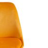Стул TULIP SOFT (mod. 74) вельвет-дерево , 54 х 47 х 83 см , желтый (HLR 41)-натуральный - 6