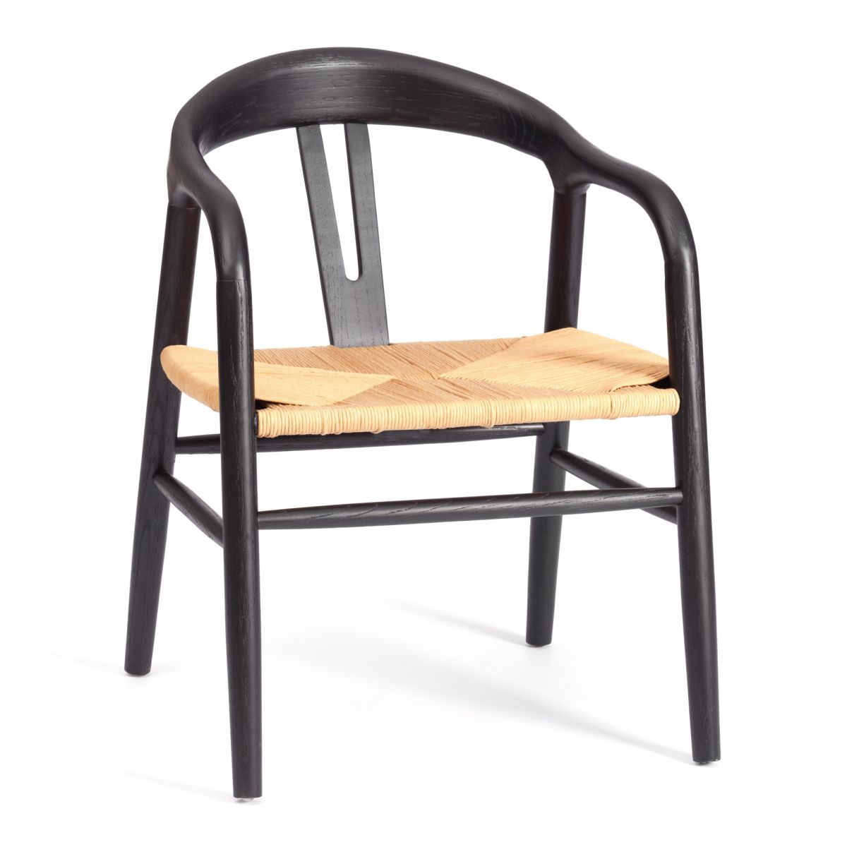 Стул VALI (mod.XMS-CB2922) дерево вяз, 50х46х77 см, черный