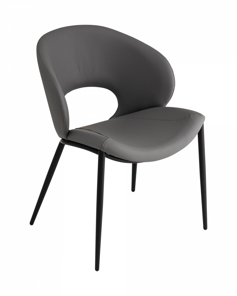 Стул Вивьен экокожа серый