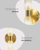 Светильник настенный Moderli V11018-2W Brass - 9