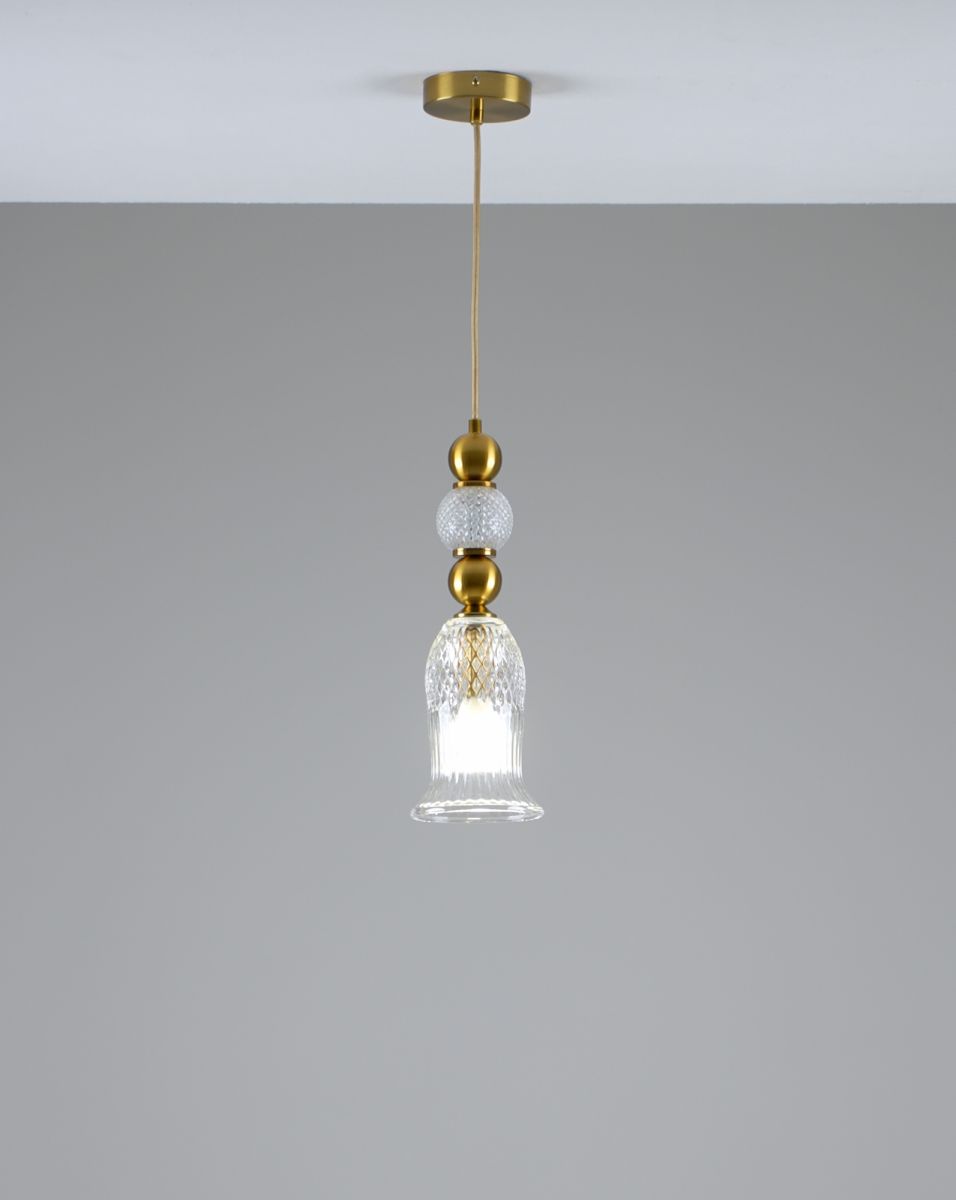 Светильник подвесной Moderli V10908-P Glassy