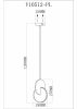 Светильник подвесной светодиодный Moderli V10512-PL Mesa - 7