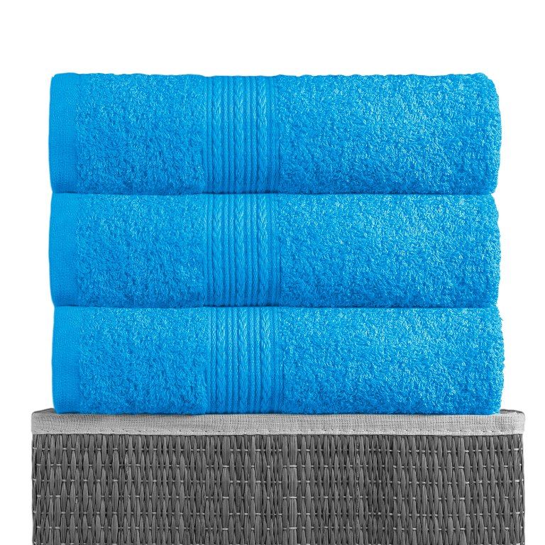 Светло-голубой 70х140 Полотенца махровое 1 шт BAYRAMALY