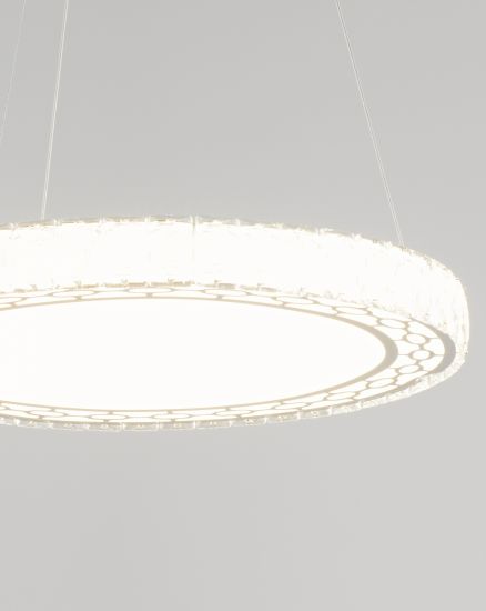 Светодиодная подвесная люстра Moderli V1600-PL Ice LED*107W