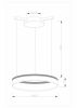 Светодиодная подвесная люстра Moderli V1720-PL Via LED*39W - 13