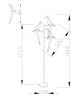 Светодиодный торшер Moderli V3075-3FL origami Birds 3*LED*6W - 4