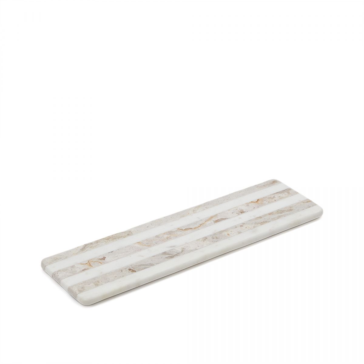 Sylara Маленькая сервировочная доска серый и белый мрамор