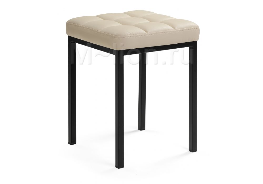 Табурет Байя кожзам d1 - черный матовый