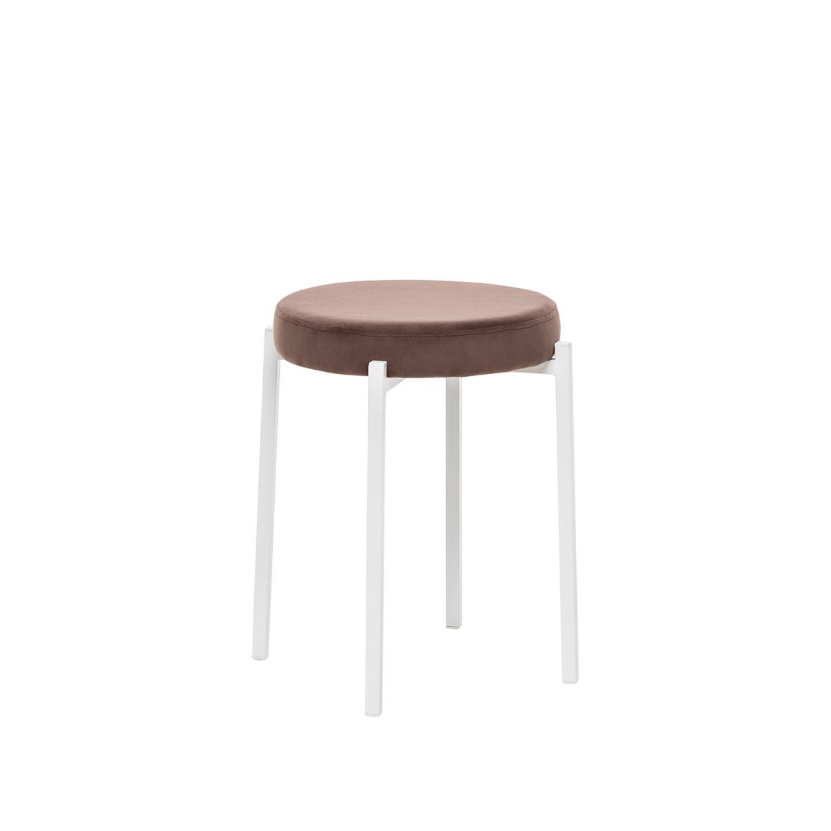 Табурет Leset Авис профиль Ultra Chocolate, Белый