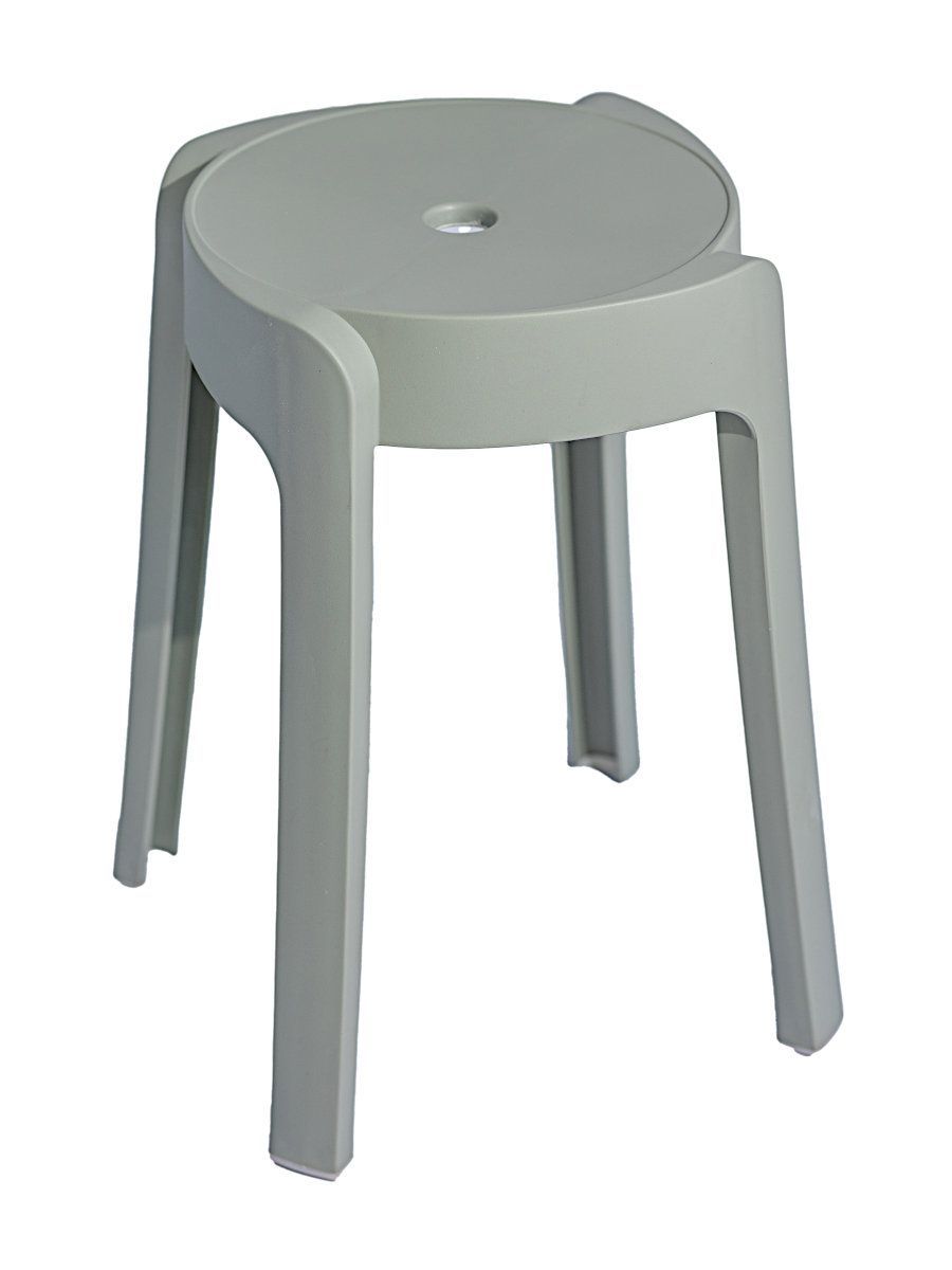 Табурет пластиковый СЕРЫЙ DC125