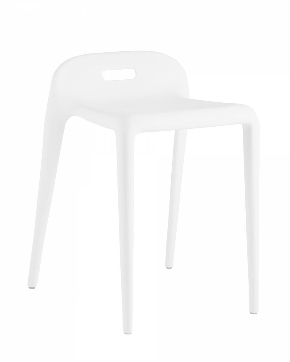 Табурет Sletten пластик белый