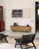Talin Абстрактная картина бежевая 60 х 90 см - 3