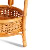 ТЕРРАСНЫЙ КОМПЛЕКТ "PELANGI" (стол со стеклом + 2 кресла) -без подушек- ротанг, кресло 65х65х77см, с - 4