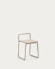 Tinn Стул из ясеневого шпона с бежевой металлической конструкцией - 4