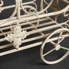 Цветочница Secret de Maison CARRIAGE (mod. PL08--6954) металл, 40х23х55см, Античный белый (Antique W - 2