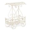 Цветочница Secret de Maison CARRIAGE (mod. PL08--6954) металл, 40х23х55см, Античный белый (Antique W - 4