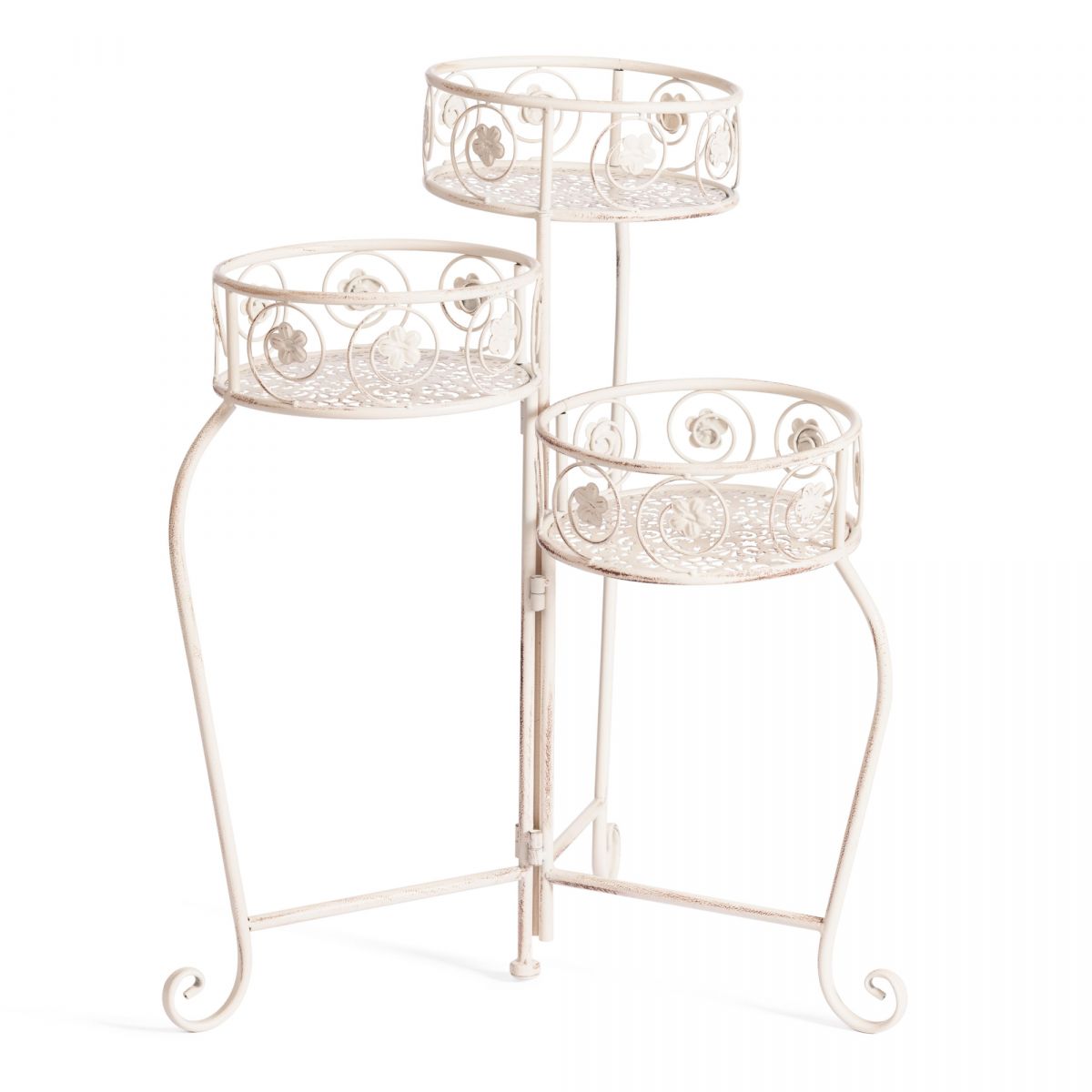 Цветочница Secret de Maison TRIO ( mod. PL08-9998 ) металл, 31х23х60см, antique white