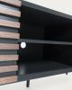 Тумба под ТВ Mahon 162x58 ореховый шпон - 6