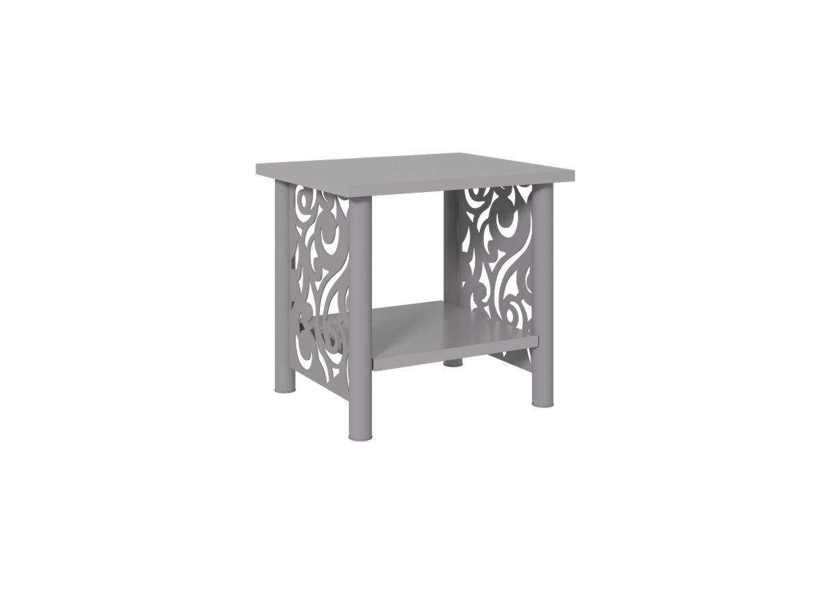 Тумба прикроватная Парма серая