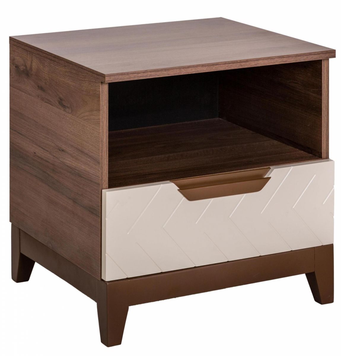 Тумба с полкой в прихожую Сканди Бежевый 40092710H_Беж