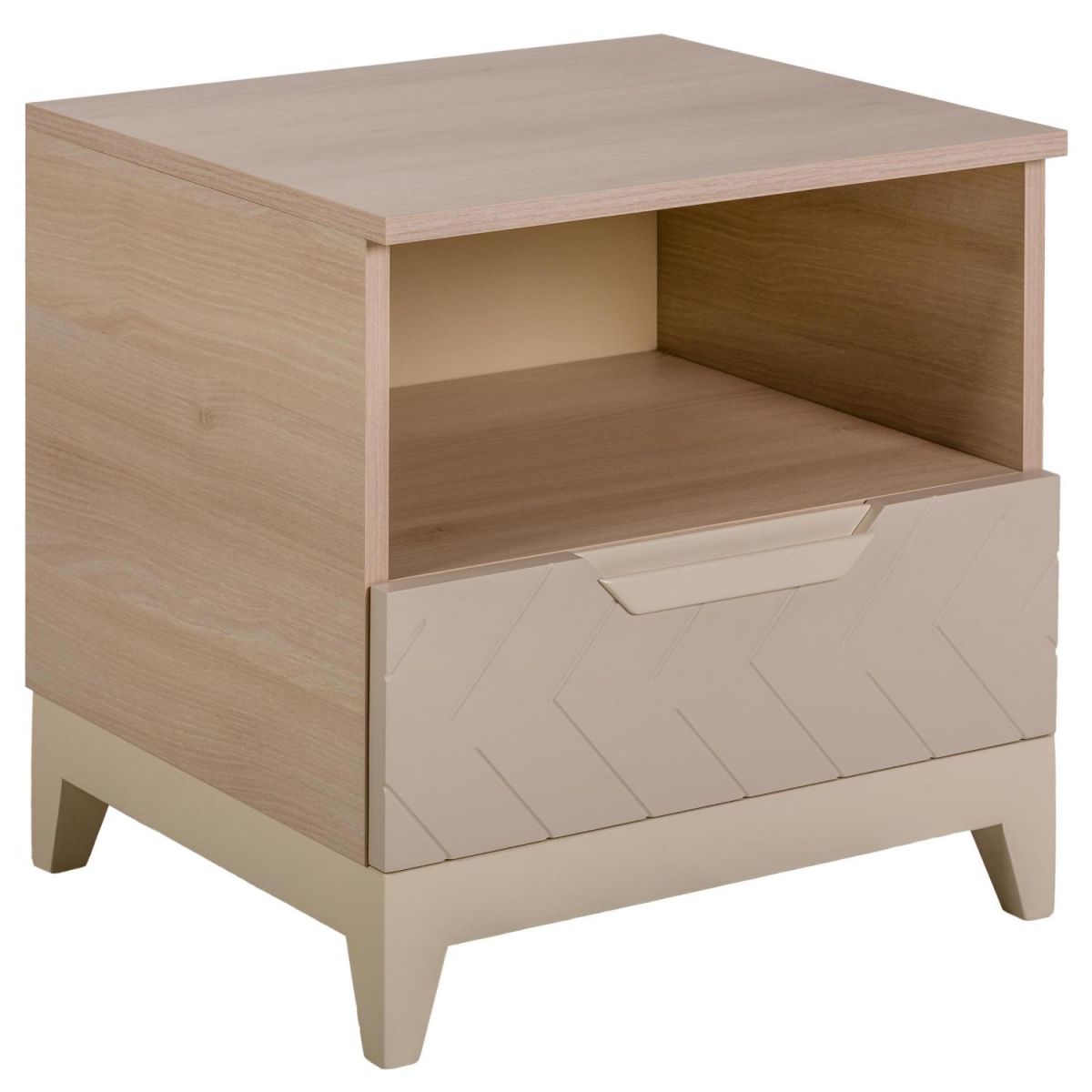 Тумба с полкой в прихожую Сканди Жемчужно-белый 40092711H_Жемчуг