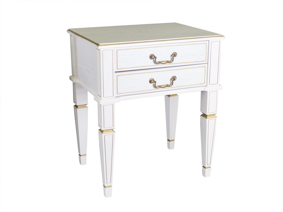 Тумба Васко В 118Н белый ясень-золото