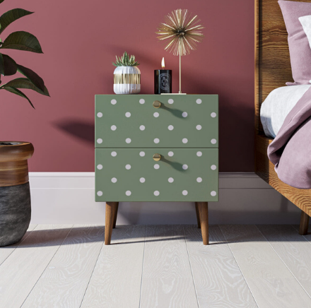 Тумбочка "Berber" с двумя ящиками 12 принт