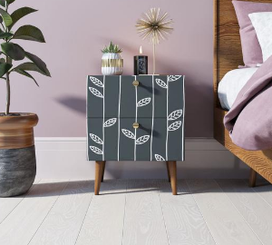 Тумбочка "Berber" с двумя ящиками 18 принт