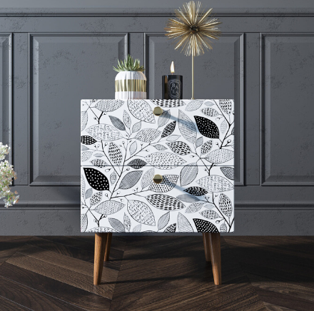 Тумбочка "Berber" с двумя ящиками 9 принт